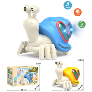 Jouet Électrique Universel en Forme de Conque Mobile avec Lumières LED et Musique, Jouet Interactif pour Enfants, Animal Rampant pour l'Éveil Éducatif et Cadeau d'Anniversaire - Product Image 2