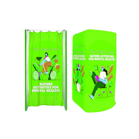 Vestiaire portable en tissu pliant avec rideaux Design moderne pour les magasins de détail et les magasins de vêtements