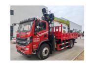 Grue montée sur camion Dongfeng 8t à commande à distance et double commande manuelle, en promotion