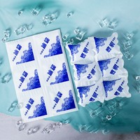 Plaque de gel froid jetable, souple, de qualité alimentaire, pour l'expédition et le transport de denrées alimentaires