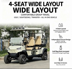 Carrito de <span class=keywords><strong>Golf</strong></span> Eléctrico Todoterreno de 4 Asientos, 4KW, 60V, Batería de Litio Ferrofosfato de 100Ah, Stock en Almacén de EE. UU., Recogida Personal - Product Image 5