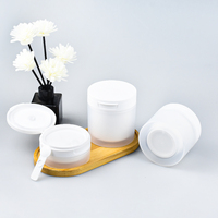 Pot en plastique 100ML pour pot de baume nettoyant avec cuillère sur le capuchon et pot de crème de sommeil Flip Top Cap