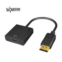 Câble HDMI vers DP haute vitesse 4K 60Hz, convertisseur actif HDMI mâle vers DisplayPort femelle pour le bureau et les jeux