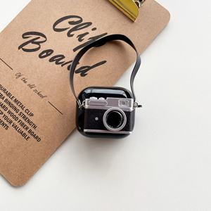 Funda luminosa para auriculares de cámara, para <span class=keywords><strong>airpods</strong></span> <span class=keywords><strong>3</strong></span>/2 Retro, para apple, auriculares inalámbricos, <span class=keywords><strong>Mini</strong></span> funda para cámara - Product Image 5