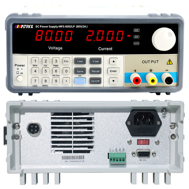 80V 2A 160W  Benchtop DC Regulated Power SENSE Interface Adjustable Linear Lab Testing Variable Power Supply