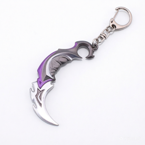 Marchandises du jeu Valorant : Porte-clés miniature en métal exquis, modèle Fearless Contract Thug AK Alien Overlord - Product Image 3