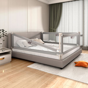 Pare-chocs Lit Pliant Rail Reine <span class=keywords><strong>Bebe</strong></span> Cadre Rails Garde Protection Clôture Respirant Babyproof Lit Garde-Corps Sécurité Premier Lit Rail - Product Image 6