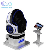 Chaise œuf Infinity, réalité virtuelle, machine de jeu VR, cinéma 9D VR, arcade VR, simulateur 360 VR, simulateur de vol, avec prix d'usine bas
