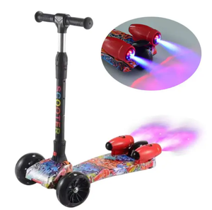 新款儿童电动滑板车带喷雾儿童滑板车<span class=keywords><strong>3</strong></span>轮折叠喷雾火箭滑板车儿童 - Product Image 5