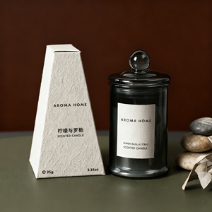 Coffret cadeau de poésie de parfum coloré Boîte à bougies d'aromathérapie (12 pièces) Emballage en carton recyclable sans fumée Anniversaire - Product Image 1