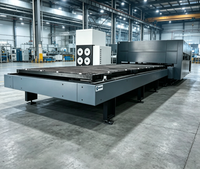Nouvelle machine de découpe laser à fibre CNC de type portique RONGWIN avec refroidissement par eau pour métal et tubes