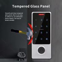 Lector de Control de Acceso con Cerradura Inteligente Keysecurity, RFID 125kHz ISO 14443A, Carcasa Metálica Plateada, Lector de Tarjetas de Proximidad Independiente para Exteriores, OEM/ODM