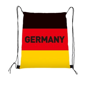 Sac à dos à cordon personnalisé avec drapeau du Brésil, en polyester Oxford, impression numérique écologique, pour sport et gym, promotionnel - Product Image 5