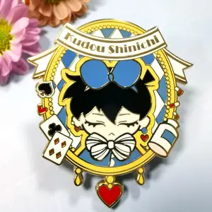 Vast Gifts Kunshan Custom Best Quality Most Popular Anime Character Design Metal Hard Enamel Lapel Pin