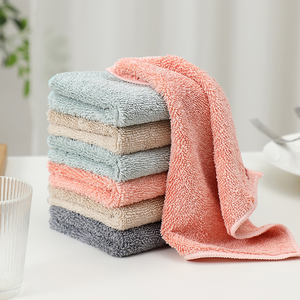 Serviette en microfibre épaisse kaki à boucles torsadées pour séchage, nettoyage et détaillage, chiffon de cuisine en microfibre torsadée - Product Image 4