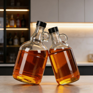 Bouteilles en verre personnalisées en gros pour vin de Californie OEM ODM 50ml 100ml 1L 2L 3L 4L <span class=keywords><strong>5L</strong></span> avec bouchon à vis pour l'emballage du vin - Product Image 6