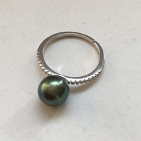 Bague en argent Sterling 925 ajustable pour bricolage, perle de tatian, akoya, accessoires de bricolage, vente en gros, livraison gratuite
