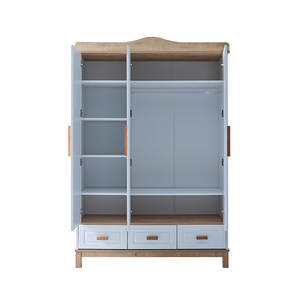 Armario de Madera Moderno de 3 Puertas LUCIA para Habitación de Bebé, Diseño Atemporal, Detalles Funcionales, Calidad Admirable - Product Image 2