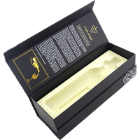 Emballage cadeau personnalisé de luxe en carton ondulé recyclable pour vin, Baijiu et whisky avec pelliculage mat et gaufrage