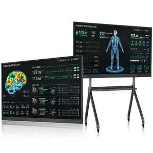 Oem 75 Inch Uhd 4K Elektronische Display Smart Board Flat Touch Panel Onderwijs Interactieve Digitale Whiteboard Systeem Voor Het Onderwijs