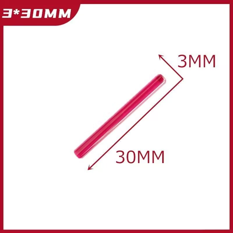 3mm 30mm Ruby varilla de alambre