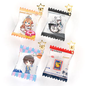 Llavero con diseño personalizado de dibujos animados, bolsa de caramelos con encanto, inflable, de Anime, con agitadores pequeños - Product Image 2