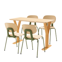 Sedia Ergonomica Minimalista in Legno - Seduta Confortevole per Caffè/Ristorante/Cucina (Stabile, Facile da Pulire e Salvaspazio)