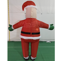Père Noël gonflable de 6 pieds pour jardin, décoration extérieure de Noël pour adultes, personnage de dessin animé durable et imperméable