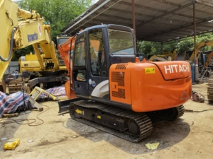 Gran estado usado Hitachi ZX60 Excavadora hidráulica sobre orugas 2018 modelo 90HP motor y maquinaria de construcción de motor en stock en venta - Product Image 3