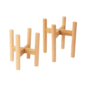 <span class=keywords><strong>Support</strong></span> <span class=keywords><strong>pour</strong></span> plante d'intérieur au sol en bois naturel rustique et au design moderne <span class=keywords><strong>pour</strong></span> porte-pot <span class=keywords><strong>de</strong></span> fleurs - Product Image 5