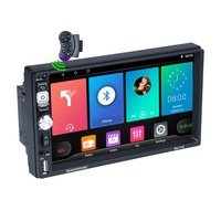 Lettore di telecomando per auto FM AUX USB TF TF per autoradio universale da 7 pollici con doppio Din Android da 7 pollici
