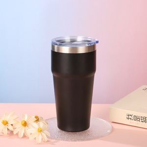 Mug à <span class=keywords><strong>café</strong></span> isotherme personnalisé en acier inoxydable de 16 oz avec doublure en céramique et poignée, idéal pour boissons froides, cadeau d'affaires, tasses à sublimation - Product Image 1