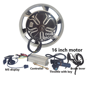 Phanh Trống 48V 1000W 1500W 16 Inch Bánh Trước Sau Ba Bánh Xe Điện Ba Bánh Bộ Chuyển Đổi Động Cơ Moay-ơ Xe Đạp - Product Image 5