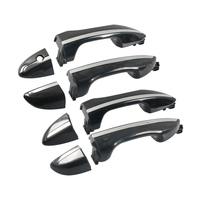 69212-02170 69211-02320 Poignée extérieure de porte noire avec bande chromée pour Toyota Corolla 2014-16 69227-02320 6922802460