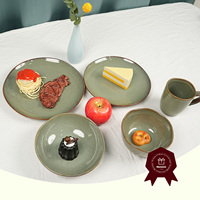 Ensemble d'assiettes et de bols de style occidental de qualité supérieure 20 pièces vaisselle pour la maison Offres Spéciales de vaisselle ronde pour la décoration de fête