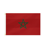 Drapeau de la Tunisie Offre Spéciale de taille personnalisée en gros bannière nationale la moins chère drapeaux en polyester 100% de haute qualité