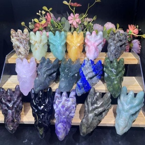 Tự Nhiên Chất Lượng Cao Giấc Mơ Thạch Anh Tím Pha Lê Rồng Hộp Sọ Đầu Bán Buôn <span class=keywords><strong>Lapis</strong></span> <span class=keywords><strong>Lazuli</strong></span> Đá Quý Đá Quý Hộp Sọ - Product Image 1