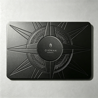Cartes de visite en métal de luxe personnalisées avec impression couleur, logo gravé au laser, substrats vierges en aluminium anodisé et acier inoxydable