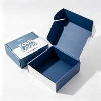 Boîte d'expédition en carton ondulé blanc personnalisée, petite boîte cadeau personnalisée pour l'e-commerce, boîte d'expédition en carton en gros