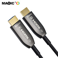 Câble HDMI Optique 4K 60Hz 18 Gbps Ultra HD 2.0 en Fibre Optique, Vente en Gros Usine, Prise en Charge OEM ODM pour Projecteur et Moniteur