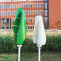 FLTXNY 600W Générateur d'éolienne verticale pour la maison à bas régime à faible bruit Turbine éolienne en forme de spirale 1000w 5000w