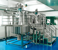 Usine de fabrication de savon professionnelle, ligne de production de détergent liquide, homogénéisateur en acier inoxydable, moteur haute performance pour produits chimiques