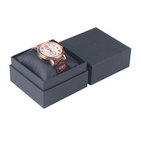 Boîte d'emballage de montre en papier de luxe avec logo personnalisé, impression sur cuir PU, boîtes de rangement pour montres, Cajas De Reloj, Boite Montre, faible MOQ