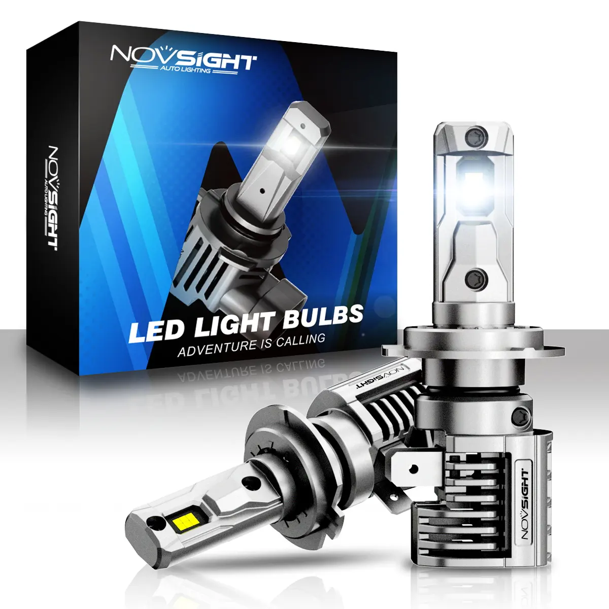Novsight N66 18000lumen 80W luce a Led ad alta potenza GXP chip personalizzato auto hi/lo Beam DRL h4 h7 h11 faro a Led