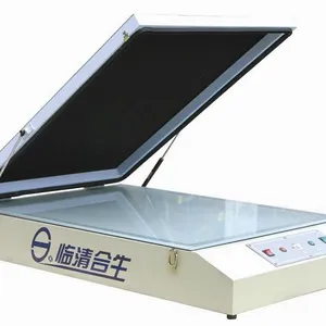 Unidade de exposição para impressão de tela de emulsão de vácuo econômico hssj6090