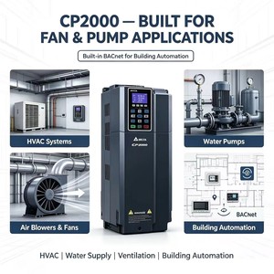 ไดรฟ์ปรับความถี่ Delta VFD 5.5KW 380V AC อินเวอร์เตอร์ปรับความถี่สำหรับงานอุตสาหกรรม - Product Image 6