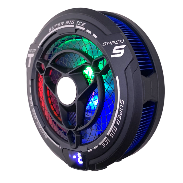 FS12 45W Semiconductor Tablet & Phone Cooler Large Area Powerful Cooling Magnetic RGB Gaming Lights Lightweight
