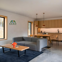 Maison modulaire préfabriquée en structure acier moderne, imperméable et de haute qualité pour villa, appartement, bureau ou immeuble