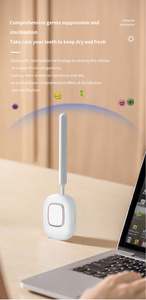 Compact Mini UV <b>Toothbrush</b> <b>Sanitizer</b> with USB Charging for Travel & Business Trips Portable Vacation Sterilization Box - Product Image 3