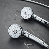 Accessoires de robinet de salle de bain japonais coréen Micro Nano bulle économie d'eau ABS 360 ° réglage d'angle pommeau de douche à main